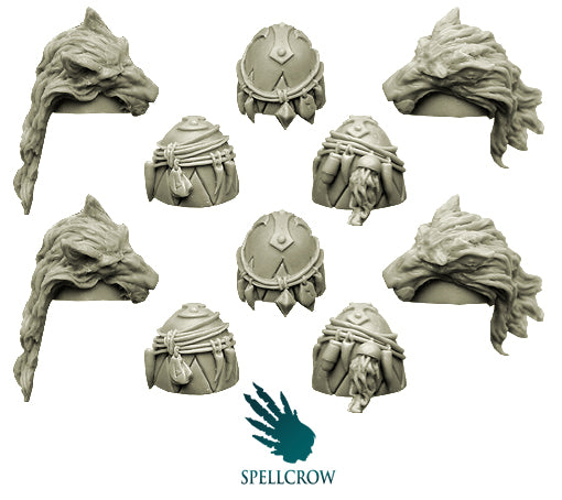 Spellcrow Wolves Knights Shoulder Pads