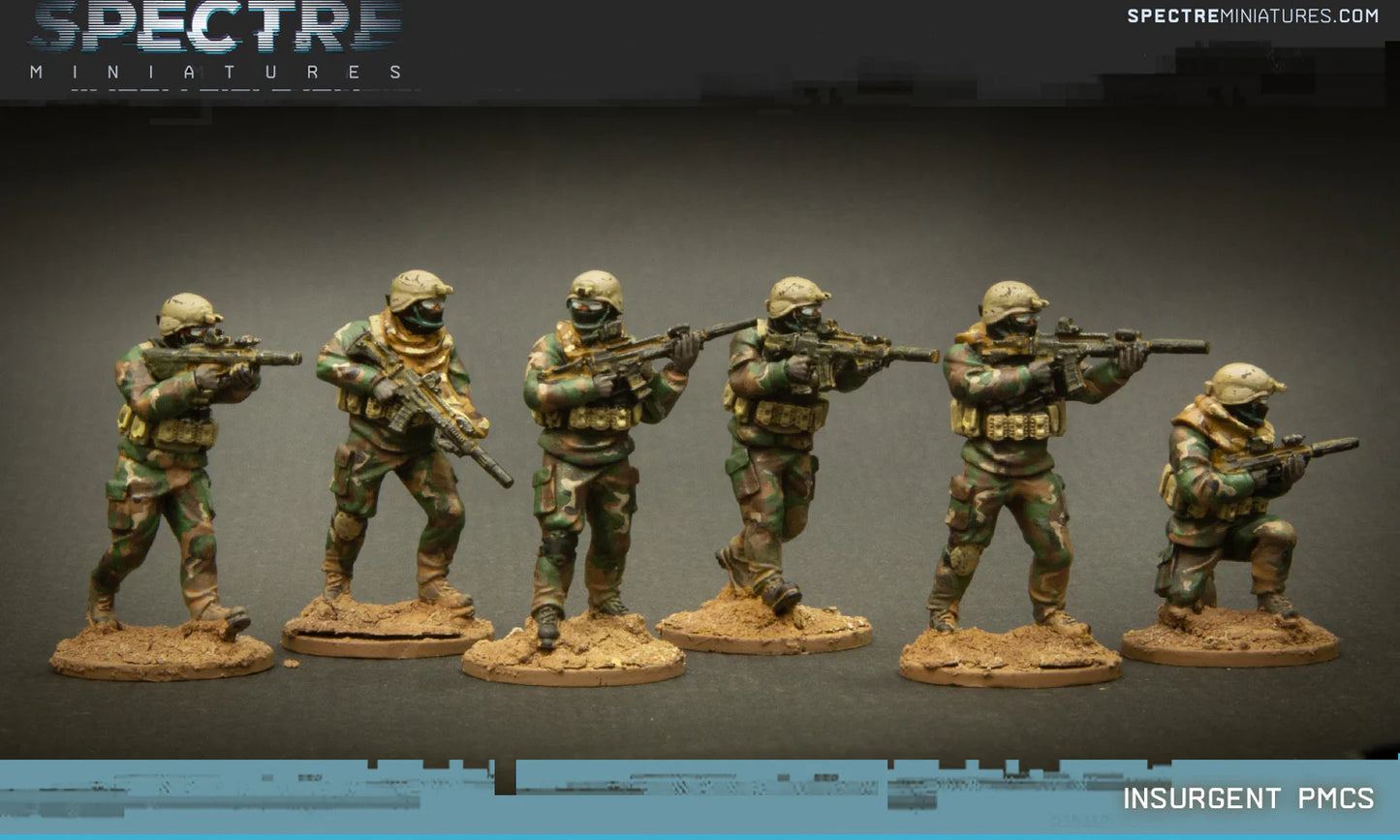 Spectre Miniatures: Insurgent PMCS Squad