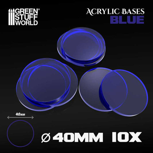 Akryyli Base Clear BLUE 30mm/40mm