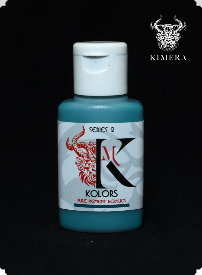 Kimera Kolors PURE pigments – SINGLE POTS – Cobalt Bluegreen – Base and Expansion set refills