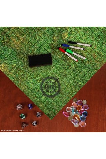 Tabletop Grid Map RPG + Accessories Green