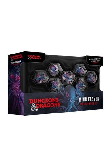 Dungeons & Dragons Monsters Resin Inclusion Dice Set Mind Flayer (7)