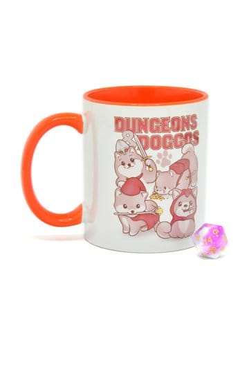 Glassstaff Gift Set Mug & Dice D20 Dungeons & Doggos