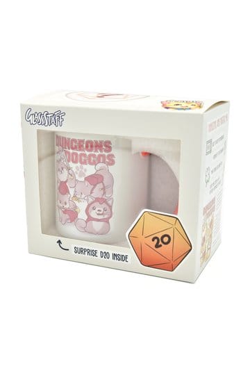 Glassstaff Gift Set Mug & Dice D20 Dungeons & Doggos