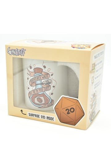 Glassstaff Gift Set Mug & Dice D20 Coffee Potion