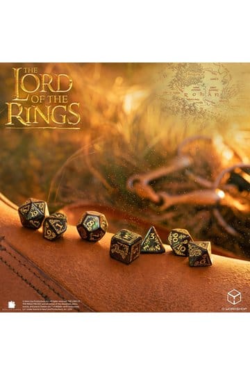 The Lord of the Rings Dice Set of 7 Rohan