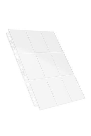 Ultimate Guard 9-Pocket Pages Top-Loading (100) - Transparent