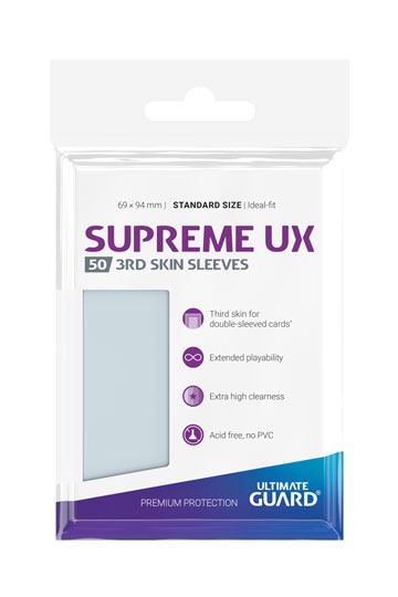 Ultimate Guard Supreme UX 3rd Skin Sleeves Standard Size (50)