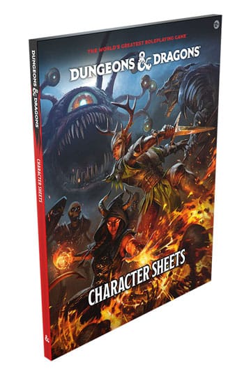 Dungeons & Dragons RPG Character Sheets 2024