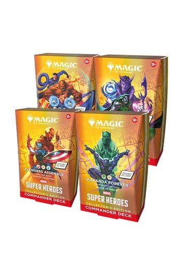 Magic the Gathering Marvel Super Heroes Collector's Edition Commander Decks Case (4)