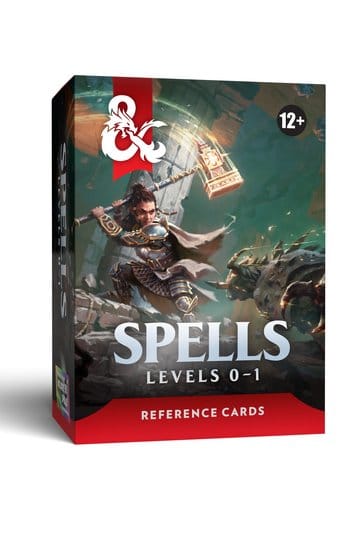 Dungeons & Dragons RPG Reference Cards: Spells (Levels 0-1)
