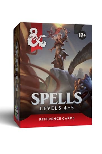 Dungeons & Dragons RPG Reference Cards: Spells (Levels 4-5)