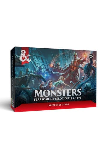 Dungeons & Dragons RPG Reference Cards: Monsters (Fearsome And Ferocious)