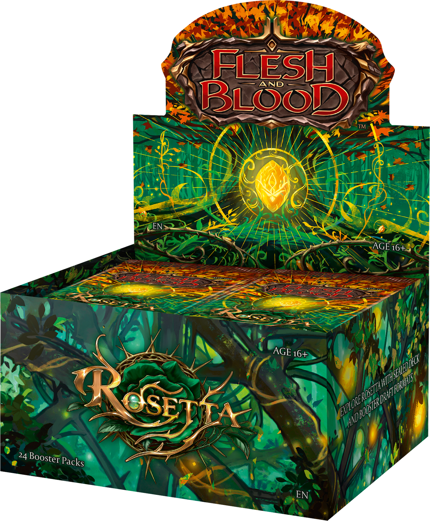 Flesh And Blood Rosetta Booster Display