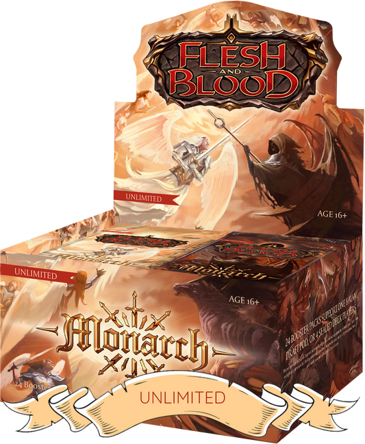 Flesh And Blood Monarch Unlimited Booster Display