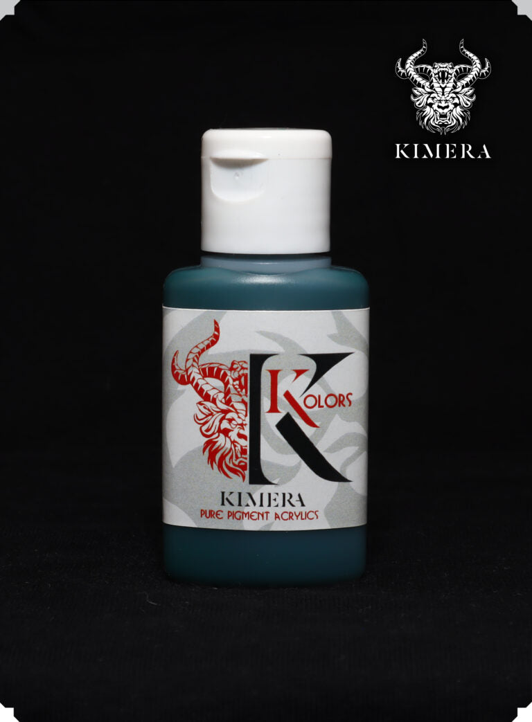 Kimera Kolors PURE pigments – SINGLE POTS – Phthalo Green – Base and Expansion set refills