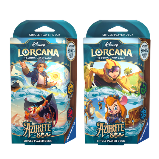 Lorcana Azurite Sea Starter Set (kaksi erilaista)