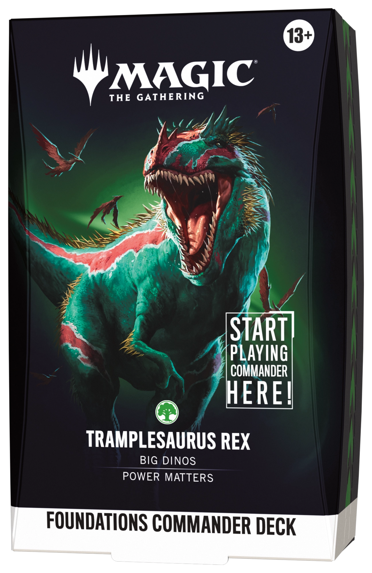 Magic The Gathering Foundations Commander Deck: Tramplesaurus Rex