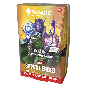 Magic the Gathering Marvel Super Heroes Commander Deck: Doom Prevails Collector's Edition