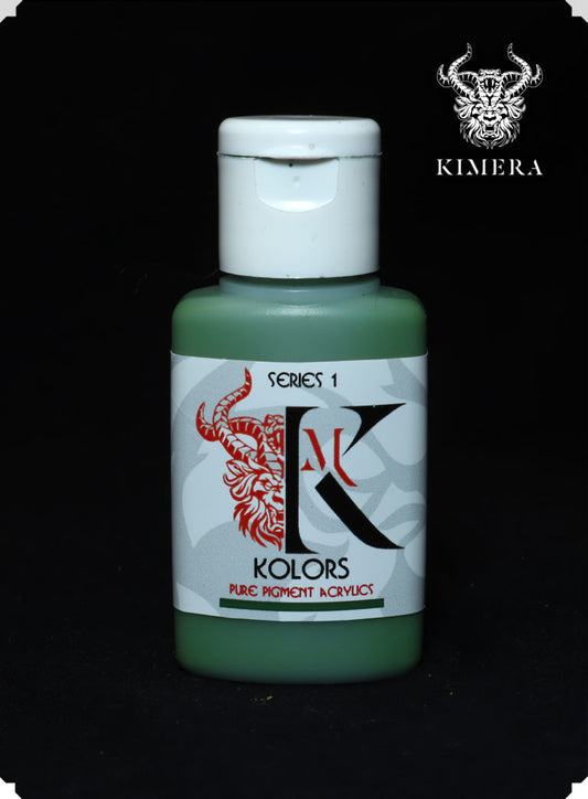 Kimera Kolors PURE pigments – SINGLE POTS – Oxide Green – Base and Expansion set refills