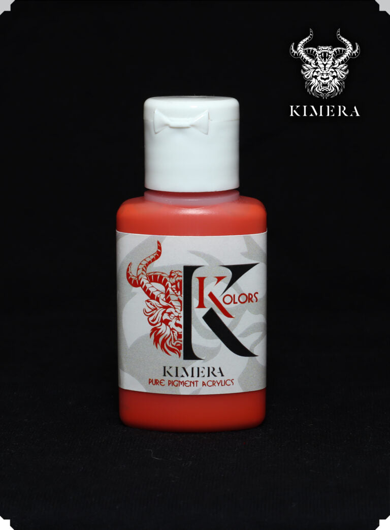 Kimera Kolors PURE pigments – SINGLE POTS – Orange – Base and Expansion set refills