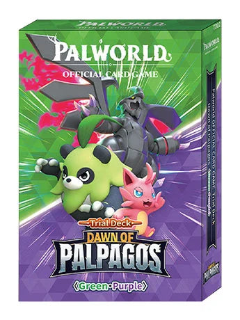 Palworld TCG: Trial Deck TD02 Dawn Of Palpagos Green-Purple