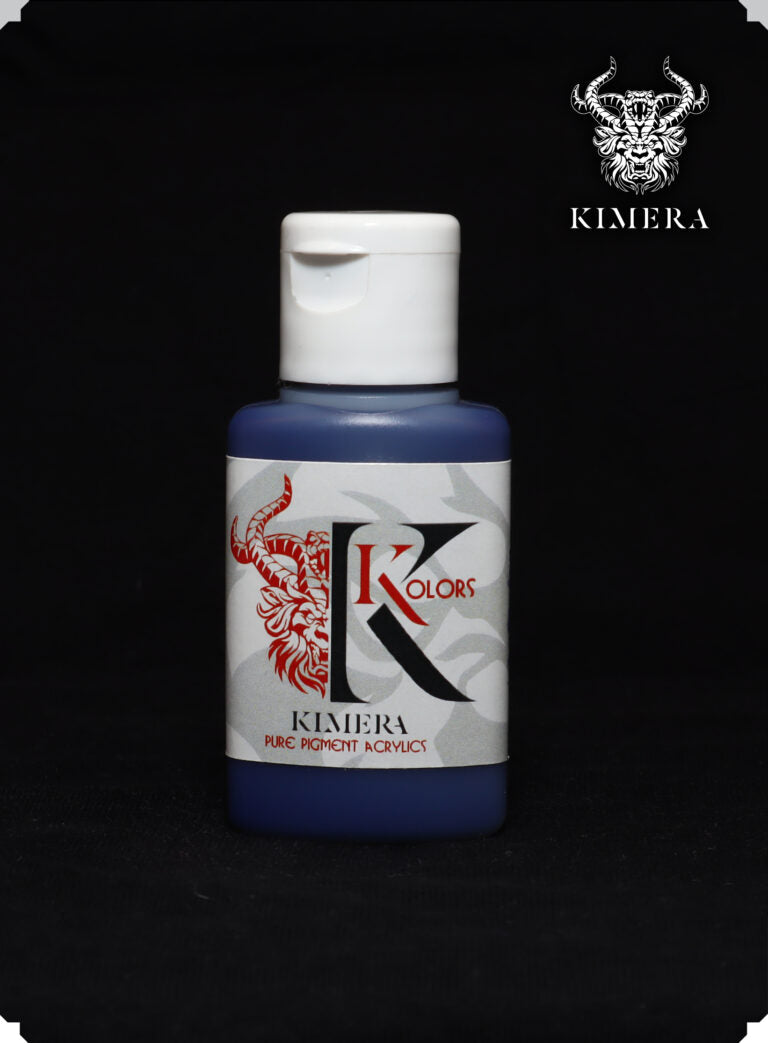 Kimera Kolors PURE pigments – SINGLE POTS – Phthalo Blue (Red Shade) – Base and Expansion set refills