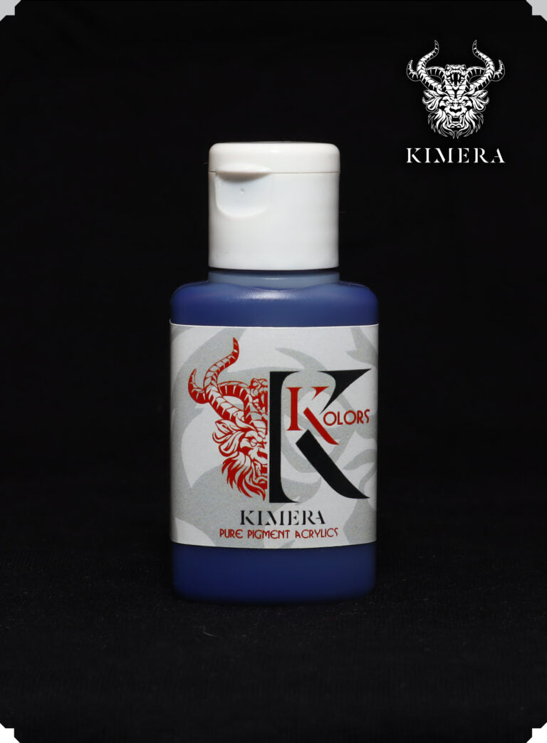 Kimera Kolors PURE pigments – SINGLE POTS – Phthalo Blue (Green Shade) – Base and Expansion set refills