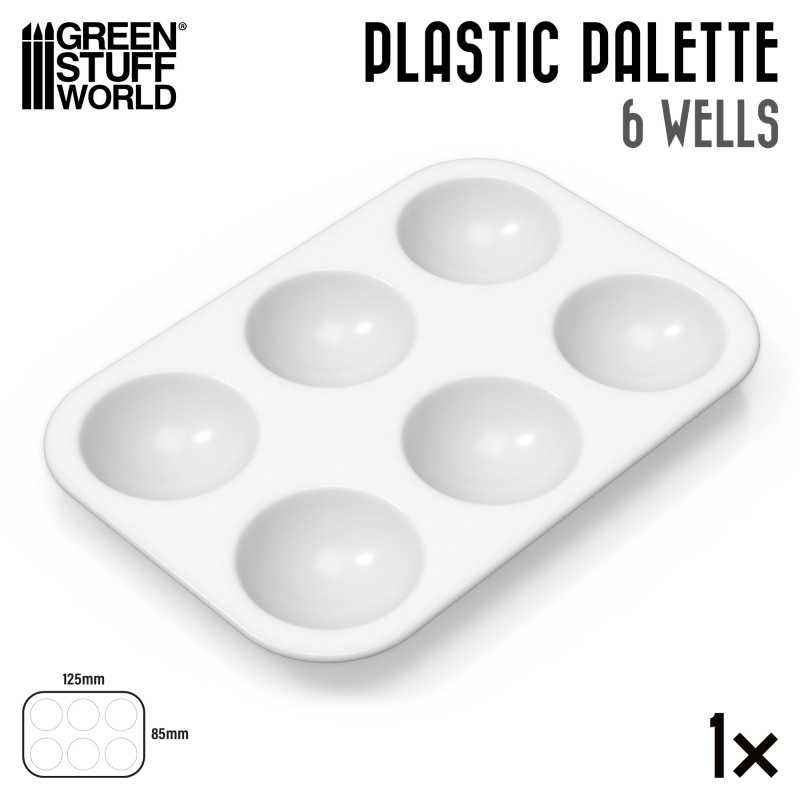 GSW Plastic Palette 6 Wells