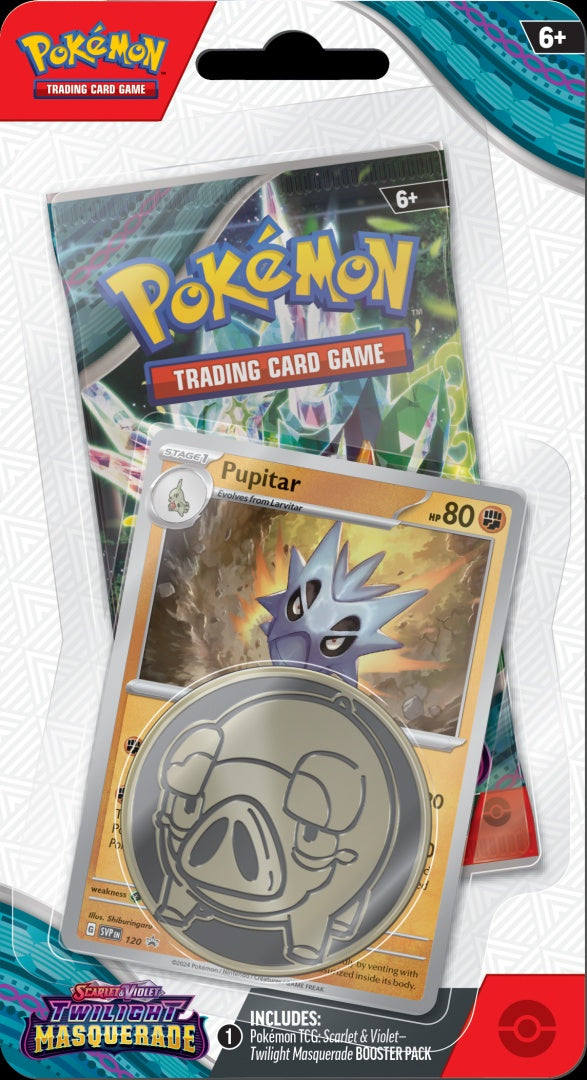 Pokémon TCG: Twilight Masquerade - Checklane Blister (Pupitar)