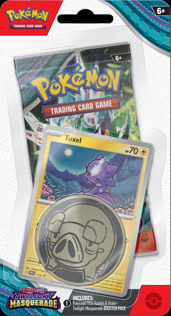 Pokémon TCG: Twilight Masquerade - Checklane Blister (Toxel)