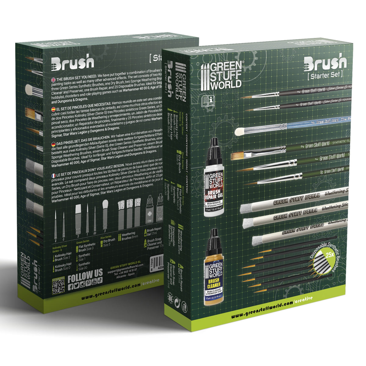 Green Stuff World Brush Starter Set