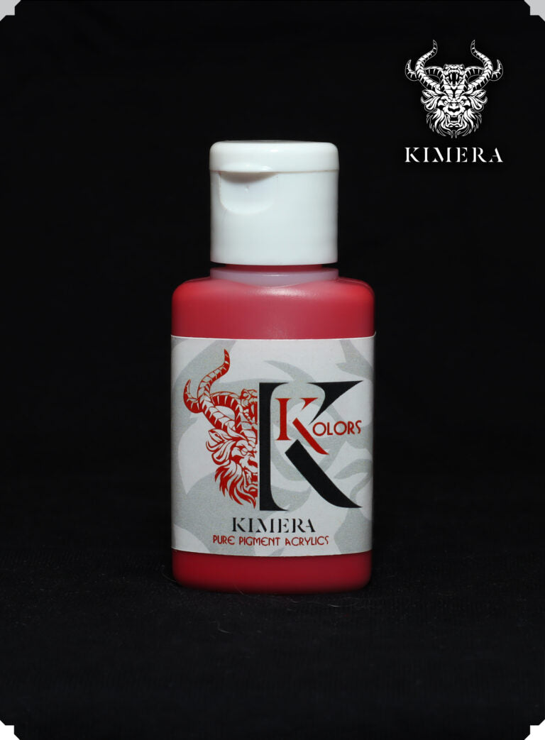 Kimera Kolors PURE pigments – SINGLE POTS – The Red – Base and Expansion set refills