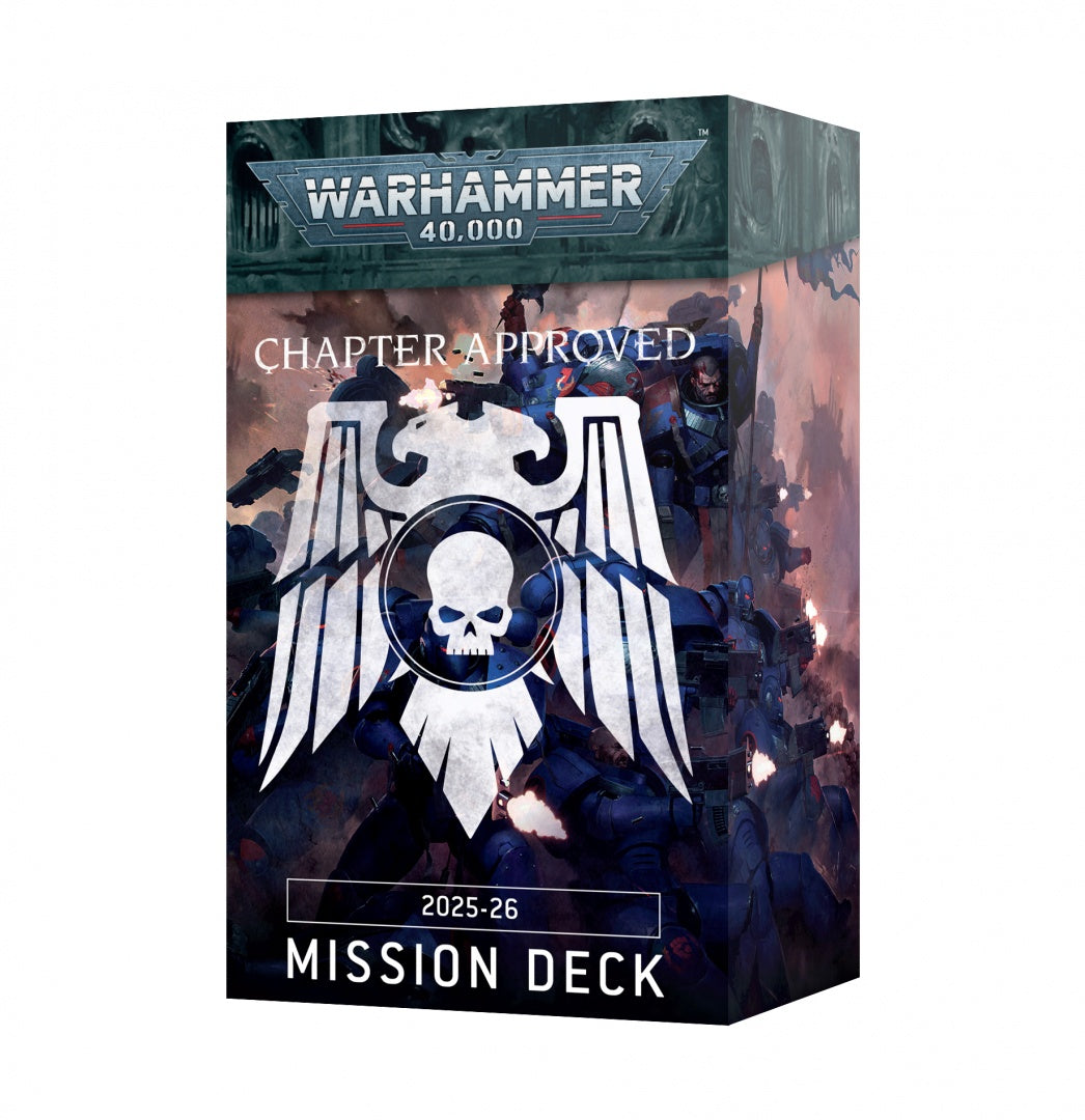 Warhammer 40.000 Chapter Approved Mission Deck 2025-26 (Vanha, käytetty)
