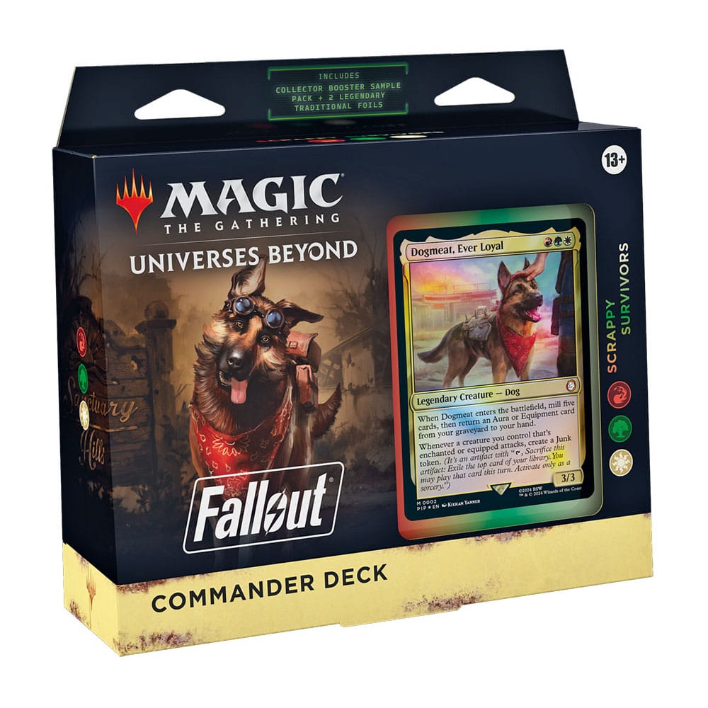 Magic the Gathering Universes Beyond: Fallout Commander Deck Scrappy Survivors