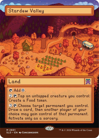 Magic the Gathering Secret Lair x Stardew Valley: Welcome to Stardew Valley