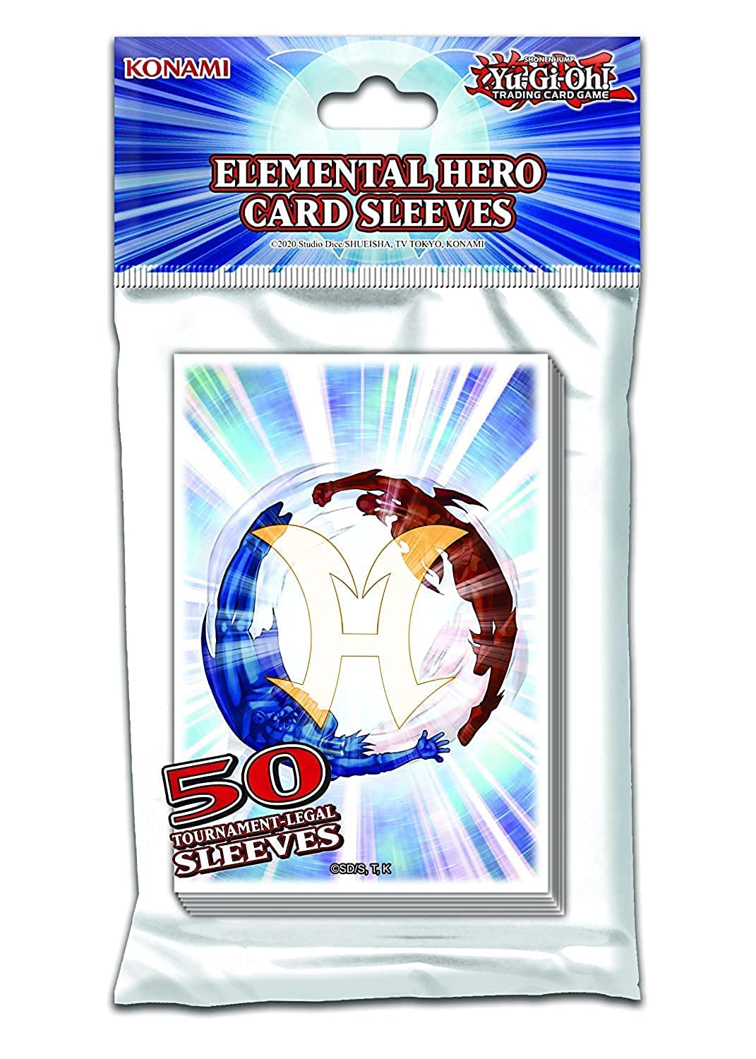 Yu-Gi-Oh! Elemental Hero Small Sleeves (50 Sleeves)