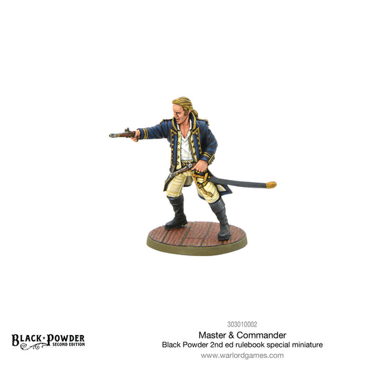 Black Powder Master & Commander Book Figure