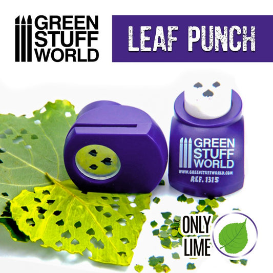 Leaf Puncher Dark Purple - Lime