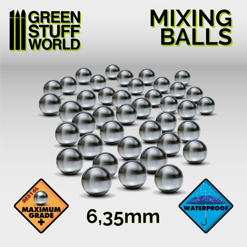 Mixing Paint Steel Bearing Balls in 6.35mm